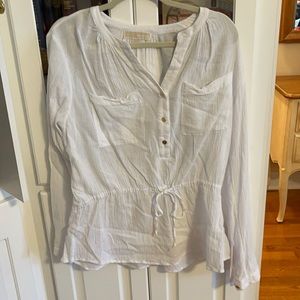 MK long sleeve beachy top